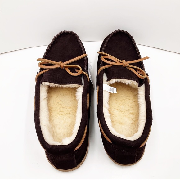 🆕{J. Crew} Suede Faux-Shearling Moccasins - Picture 12 of 16